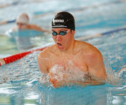 16 05 2026 Swimming 61 International Swimming Festival Nordbad DSW Darmstadt here WK18 L4 200m breaststroke preliminary heat 02 19 46 min Nathanael Doll Jg 2005 SG EWR Rheinhessen Mainz Darmstadt Hessen Germany