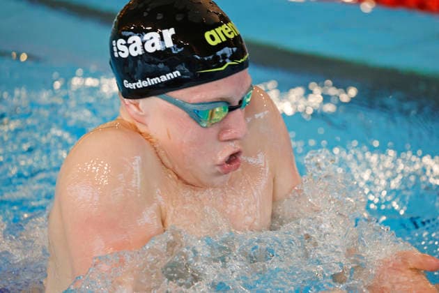 16 05 2026 Swimming 61 International Swimming Festival Nordbad DSW Darmstadt here WK118 B Final 200m Breaststroke Moritz Gerdelmann 2011 SSG Saar Max Ritter Darmstadt Hessen Germany