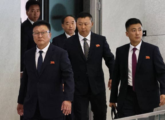 North Korea™s Naegohyang Women™s FC Arrives in South Korea for AWCL Semifinals Officials of North Korean soccer club Naegohyang Women s FC team arrive at Incheon International Airpot in Incheon, South Korea, May 17, 2026. The squad arrived in South Korea to compete in the semifinals of the 2025 2026 Asian Football Confederation (AFC) Women™s Champions League (AWCL) from 20-23 May. This marks the first time in eight years that North Korean athletes have visited South Korea for sporting competition since December 2018. Incheon South Korea  Copyright: xMatrixxImagesx xLeexSang-hoonx