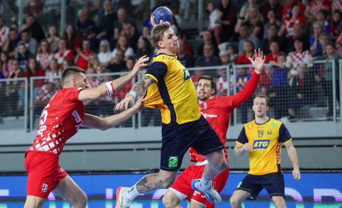 Handball, International match, Croatia - Sweden