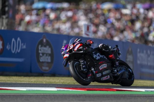 RECORD DATE NOT STATED MotoGP, 6th round of the World Championship, WM, Weltmeisterschaft in Catalonia Barcelona Barcelona (Spain), 17 05 2026 - Jorge Martin (89), Aprilia Racing rider, during the warm-up of the 6th stage of the MotoGP World Championship, Grand Prix of Catalonia, Barcelona Spain; Catalonia Spain Copyright: xJoaquimxGalantex