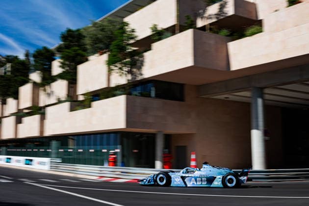 2026 FORMULA E MONACO ePRIX Gen4 of Formula E driven by David COULTHARD, former F1 driver, action during the Monaco ePrix, 9th and 10th round of the 2025-26 ABB FIA Formula E World Championship, WM, Weltmeisterschaft on the Circuit de Monaco from Mai 16 to 17, 2026 in Monte-Carlo, Monaco -  Copyright: xGERMAINxHAZARDx