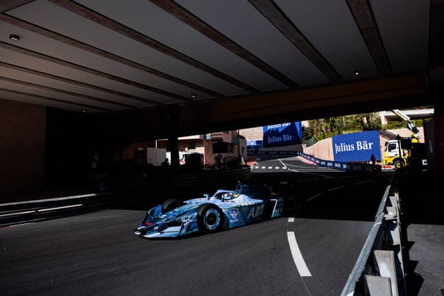 2026 FORMULA E MONACO ePRIX Gen4 of Formula E driven by David COULTHARD, former F1 driver, action during the Monaco ePrix, 9th and 10th round of the 2025-26 ABB FIA Formula E World Championship, WM, Weltmeisterschaft on the Circuit de Monaco from Mai 16 to 17, 2026 in Monte-Carlo, Monaco -  Copyright: xGERMAINxHAZARDx
