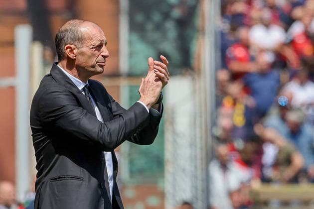 Milan s head coach Massimiliano Allegri during the Serie A soccer match between Genoa and Milan at the Luigi Ferraris Stadium in Genoa, Italy - Sunday, May 17, 2026. - Soccer .  Copyright: xTanoxPecoraro LaPressex