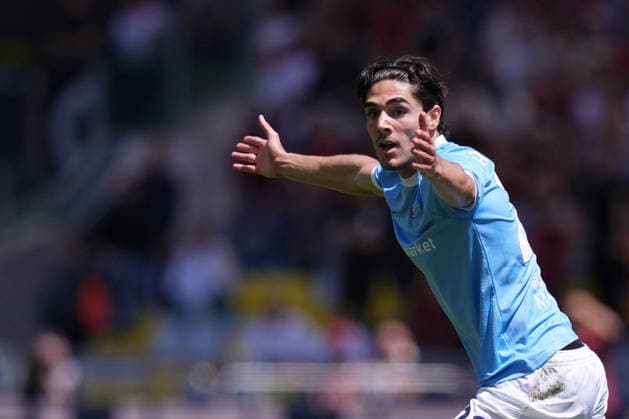 Lazio™s Matteo Cancellieri during the Serie A EniLive soccer match between Roma and Lazio at the Rome s Olympic stadium, Italy - Sunday May 17, 2026 - Soccer ( Photo by Alfredo Falcone LaPresse )  Copyright: xAlfredoxFalcone LaPressex