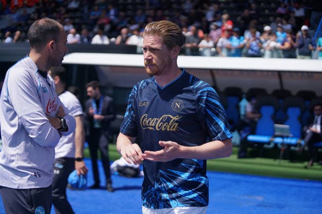 Napoli s Kevin De Bruyne....During the Serie A soccer match between Pisa and Napoli at the Cetilar Arena Romeo Anconetani Stadium in Pisa; Center West Italy;sunday May 17 2026 ; Soccer  Copyright: x AlessandroxLaxRoccax
