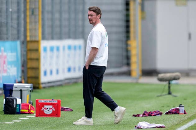 Jonas Stephan Coach, Head Coach, RB Leipzig , Crop, Full Body, Single Image, Single Photo, Action, Action, 17 05 2026, Sinsheim Hoffenheim Germany , Soccer, Google Pixel Women Bundesliga, TSG 1899 Hoffenheim RB Leipzig, DFB DFL REGULATIONS PROHIBIT ANY USE OF PHOTOGRAPHS AS IMAGE SEQUENCES AND OR QUASI VIDEO xozx