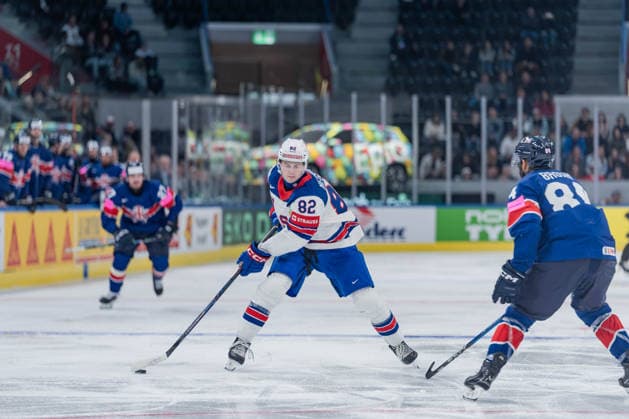 17 05 2026, Zurich, Swiss Life Arena, Ice Hockey World Championships Great Britain USA, 82 Danny Nelson United States Zurich Swiss Life Arena Zurich Switzerland Copyright: xJustPictures.ch StefanxEmchx jp-de-StEm-DSC0057720260517