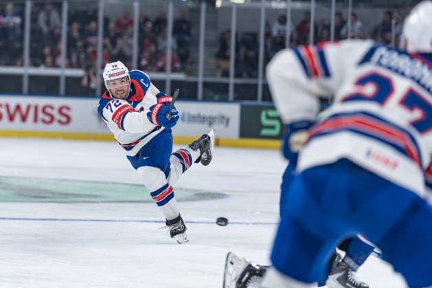 17 05 2026, Zurich, Swiss Life Arena, Ice Hockey World Championships Great Britain USA, 72 Justin Faulk United States Zurich Swiss Life Arena Zurich Switzerland Copyright: xJustPictures.ch StefanxEmchx jp-de-StEm-DSC0084620260517