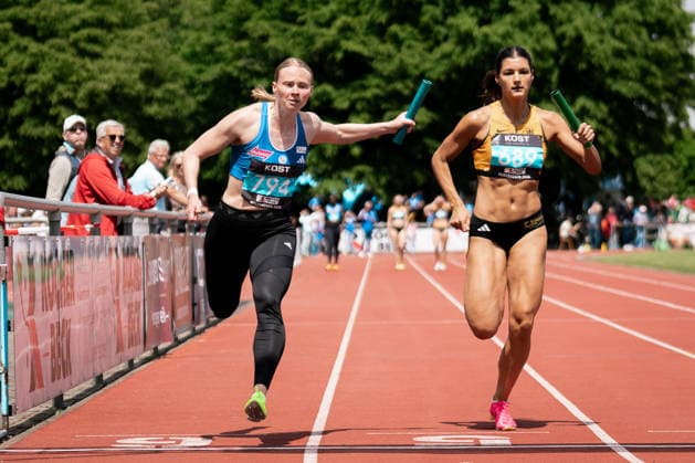 Jessica Bianca Wessolly VfL Sindelfingen, 4x100m relay, , GER, Leichtathletik, Athletics, Internationales KOST Laeufermeeting, Pliezhausen, 17 05 2026, GER, Leichtathletik, Athletics, Internationales KOST Laeufermeeting, Pliezhausen, 17 05 2026 Pliezhausen Copyright: xStefanxMayerx EP_SMR
