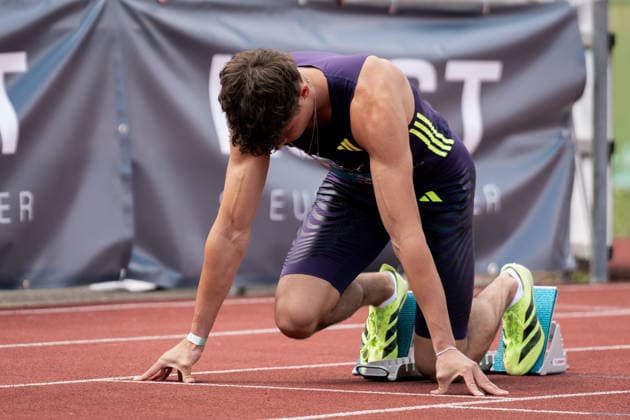 Owe Fischer Breiholz Koenigsteiner LV, 300m hurdles men, 3 , GER, Leichtathletik, Athletics, Internationales KOST Laeufermeeting, Pliezhausen, 17 05 2026, GER, Leichtathletik, Athletics, Internationales KOST Laeufermeeting, Pliezhausen, 17 05 2026 Pliezhausen Copyright: xStefanxMayerx EP_SMR