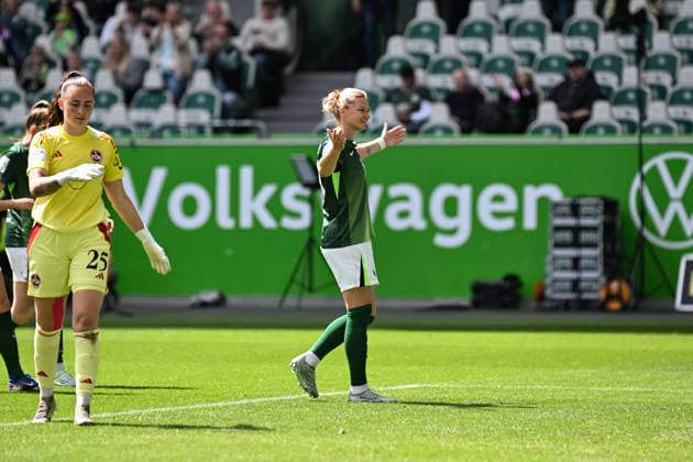 Soccer I Women I Season 2025 2026 I Bundesliga I Matchday 26 I VfL Wolfsburg 1 FC Nürnberg I 17 05 2026 Goal celebration Alexandra Popp 11, VfL Wolfsburg after her goal for 1 0 Wolfsburg Volkswagen Arena Niedersachsen Germany Copyright: xLobeca InesxHähnelx