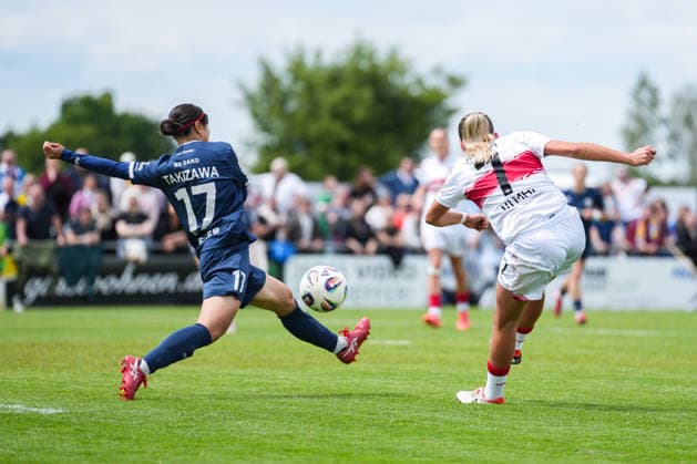 2 Womens Bundesliga SC Sand vs VfB Stuttgart, 17 05 2026 Duel between Rio Takizawa SC Sand, 17 and Dafina Redzepi VfB Stuttgart, 7 2 Womens Bundesliga SC Sand vs VfB Stuttgart, Adams Arena SC Sand, 17 05 2026 DFB DFL REGULATIONS PROHIBIT ANY USE OF PHOTOGRAPHS AS IMAGE SEQUENCES AND OR QUASI VIDEO Copyright: xBEAUTIFULxSPORTS Boscox
