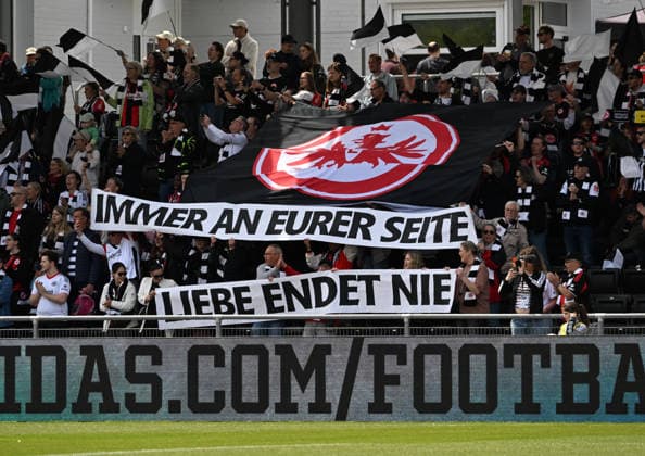 17 05 2026, xsltx, Fußball Google Pixel Frauen Bundesliga, Eintracht Frankfurt 1 FC Union Berlin v l Atmospheric backdrop at Brentanobad DFL DFB REGULATIONS PROHIBIT ANY USE OF PHOTOGRAPHS as IMAGE SEQUENCES and or QUASI VIDEO