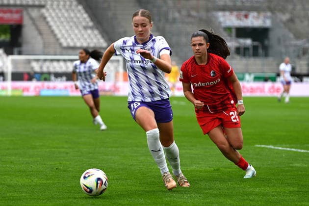 Lany Mia Bäcker Google Pixel Frauen Bundesliga SGS Essen SC Freiburg 17 05 2026 Lany Mia Bäcker SGS Essen , Google Pixel Frauen Bundesliga, 26 Matchday, SGS Essen vs SC Freiburg on May 17, 2026 at Stadion an der Hafenstraße, Essen