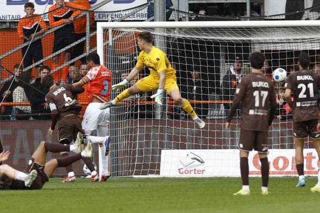 VOLENDAM , 17-05-2026 , Kras Stadium , season 2025 2026 , Dutch Eredivisie football , match between FC Volendam and Telstar , picture shows 1-1 Volendam - Telstar  x203758637x Copyright: