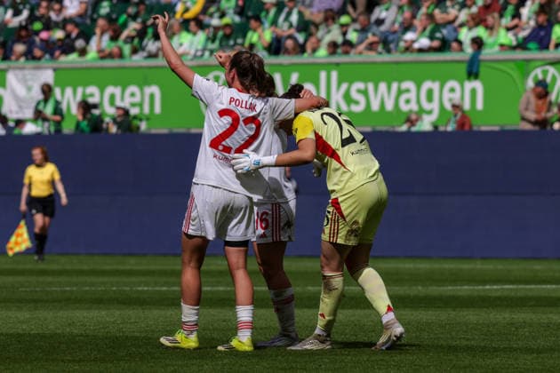 17 05 2026, xgrfx, Soccer Google Pixel Women Bundesliga, VfL Wolfsburg 1 FC Nürnberg v l Goal, Lourdes Romero to 2 1 1 FC Nürnberg DFL DFB REGULATIONS PROHIBIT ANY USE OF PHOTOGRAPHS as IMAGE SEQUENCES and or QUASI VIDEO Wolfsburg