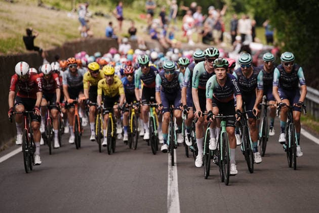 The pack rides during Stage 9 of the Giro d™Italia from Cervia to Corno alle Scale, Italy, Sunday May 17, 2026.  Copyright: xMarcoxAlpozzi LaPressex