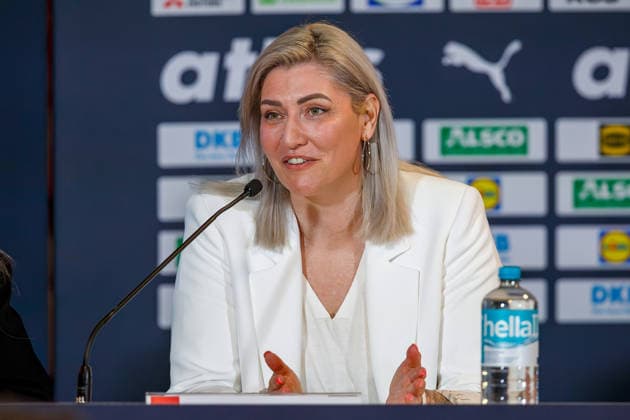 17 05 2026, xkwix, handball, international match, Germany Denmark , Lanxess Arena in Cologne Anja Althaus former handball player becomes ambassador for the 2027 Handball World Championship Photo xKamilxWilkowskixPressefotoKochx Nordrhein Westfalen Germany
