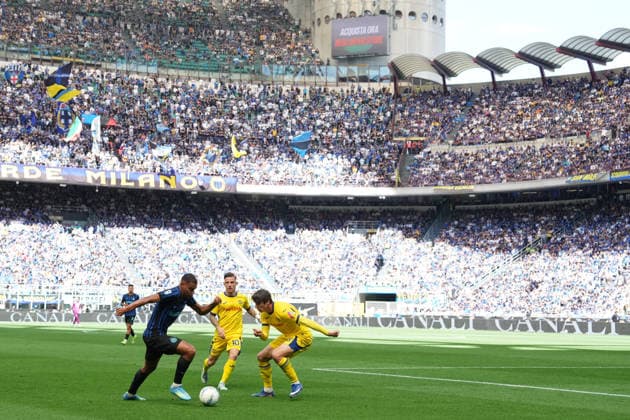 Zim27z during the Serie A soccer match between Inter and Hellas Verona at the San Siro Stadium in Milan , north Italy - Sunday , May 17 , 2026. - Soccer .  Copyright: xSpada LaPressex