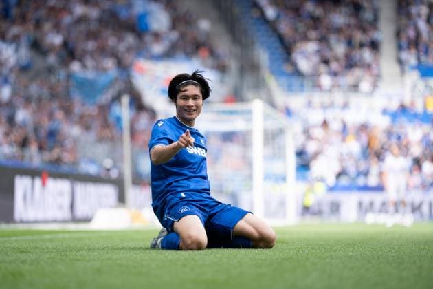 Karlsruher SC v VfL Bochum 1848 - Bundesliga Shiou Fukuda of Karlsruher SC Scored during the Bundesliga match between Karlsruher SC and VfL Bochum 1848 at BBBank Wildpark on May 17, 2026 in Karlsruhe, Germany. Copyright: xTaiseixIwamotox