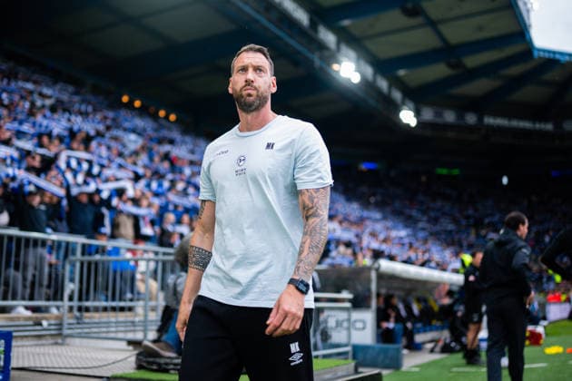 17 05 2026 Soccer, 2025 2026, 2 Bundesliga, 34 Matchday, DSC Arminia Bielefeld Hertha BSC Berlin Mitch Kniat Coach Bielefeld DFL REGULATIONS PROHIBIT ANY USE OF PHOTOGRAPHS AS IMAGE SEQUENCES AND OR QUASI VIDEO