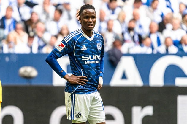 Germany 2 Bundesliga 2025 2026, Matchday 34 FC Schalke 04 vs Eintracht Braunschweig 17 05 2026 Veltins Arena Gelsenkirchen, North Rhine-Westphalia Moussa Ndiaye Schalke 04, 16 Copyright: xCelinaxLeiersx