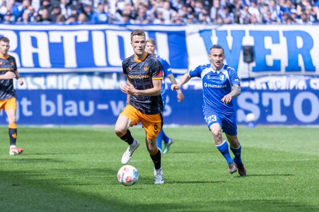 Germany 2 Bundesliga, Matchday 34, Season 2025 2026, 1 FC Magdeburg vs 1 FC Kaiserslautern Avnet Arena Magdeburg Kunze Fabian 1 FC Kaiserslautern, 6 , Atik Baris 1 FC Magdeburg, 23 Copyright: xMichellexLukax