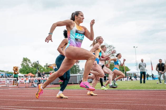 Rosina Schneider TV Sulz, 150m Women, 668 , GER, Leichtathletik, Athletics, International KOST Runners Meeting, Pliezhausen, 17 05 2026, GER, Leichtathletik, Athletics, International KOST Runners Meeting, Pliezhausen, 17 05 2026 Pliezhausen Copyright: xStefanxMayerx EP_SMR