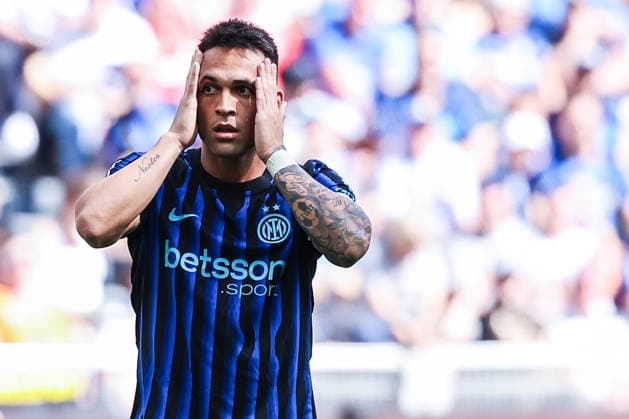 FC Internazionale vs Hellas Verona FC Serie A 2025 26 17 05 2026 Lautaro Martinez of FC Internazionale reacts during Serie A 2025 26 football match between FC Internazionale and Hellas Verona FC at San Siro Stadium in Milan, Italy Copyright: xBEAUTIFULxSPORTS Carabellix