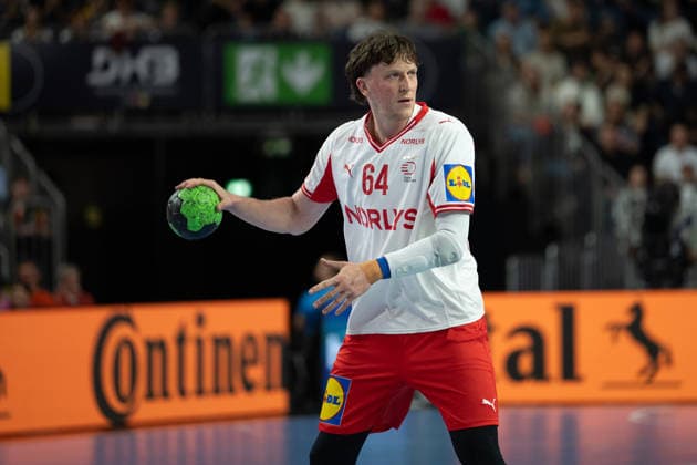 Mens Handball International Match, Germany Denmark May 17, 2026 Lasse Moller Denmark, 64 , Mens Handball International Match, Germany Denmark May 17, 2026 Copyright: xBEAUTIFULxSPORTS Erlhofx