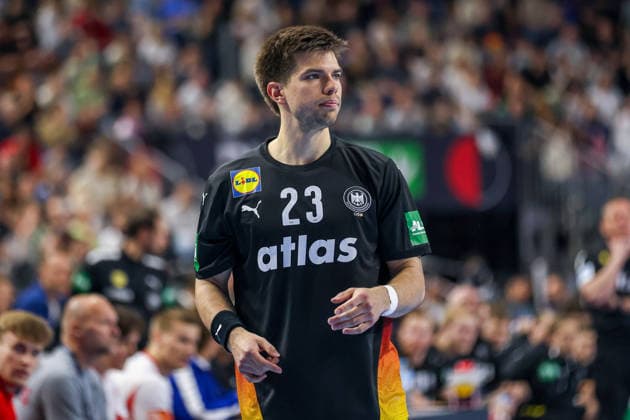 17 05 2026, xkwix, handball, international match, Germany Denmark , Lanxess Arena in Cologne Renars Uscins Germany 23 Photo xKamilxWilkowskixPressefotoKochx Nordrhein Westfalen Germany