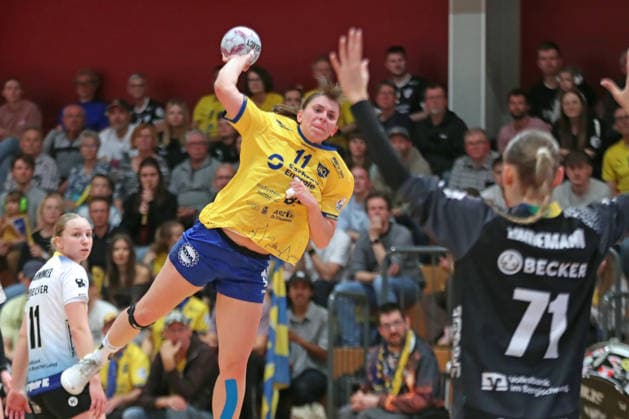 Handball, 2 Alsco HBF HC Leipzig Bergischer HC 17 05 2026 Alina Gaubatz 11, HC Leipzig 2 Alsco Handball Bundesliga Women, HBF, Season 2025 2026, 28 Matchday HC Leipzig vs Bergischer HC on 17 05 2026 at Sporthalle Brüderstraße Leipzig Copyright: xBEAUTIFULxSPORTS JanxKaeferx