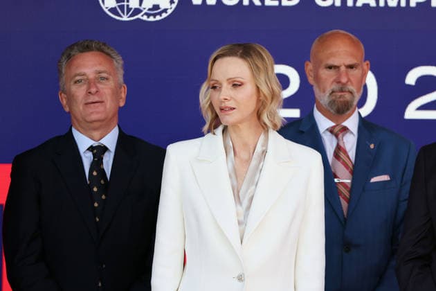 Charlene, Princess of Monaco on the podium for FE Race 2, FIA Formula E World Championship Season 12, Monaco E Prix, MonteCarlo, MC, 17 05 2026, FE