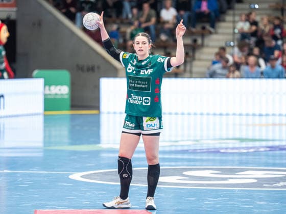 Lea Neubrander Frisch Auf Women, 81 indicates the move, Frisch Auf Goeppingen vs SV Union Halle Neustadt, Handball, 1 Bundesliga, Season 2025 2026, 17 05 2026 Frisch Auf Goeppingen vs SV Union Halle Neustadt, Handball, 1 Bundesliga, Season 2025 2026, 17 05 2026 Goeppingen Copyright: xMichaelxSchmidt Eibner-Pressefotx EP_MST