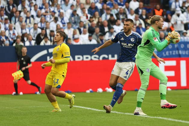 Loris Karius FC Schalke 04 at the match of the 2 Bundesliga season 2025 26 FC Schalke 04 Eintracht Braunschweig Copyright Thomas Pakusch Copyright: Thomas Pakusch
