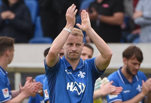 17 05 2026, xhbx, Soccer 2 Bundesliga, SV Darmstadt 98 SC Paderborn 07 v l Substitution Fabian Holland SV Darmstadt 98 DFL DFB REGULATIONS PROHIBIT ANY USE OF PHOTOGRAPHS as IMAGE SEQUENCES and or QUASI VIDEO Darmstadt