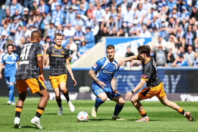 Mateusz Zukowski 1 FC Magdeburg,22 2 Soccer Bundesliga Season 2025 2026 1 FC Magdeburg vs 1 FC Kaiserslautern at the Avnet Arena in Magdeburg Action,Soccer,Man,Men,Germany,17 05 2026