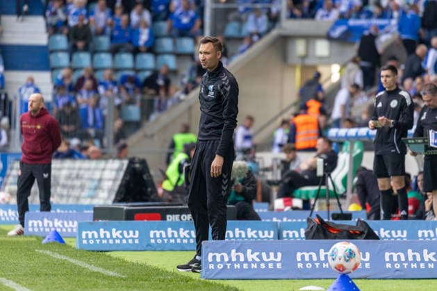 Germany 2 Bundesliga, Matchday 34, Season 2025 2026, 1 FC Magdeburg vs 1 FC Kaiserslautern Avnet Arena Magdeburg Ibold Pascal 1 FC Magdeburg, Coach Copyright: xMichellexLukax