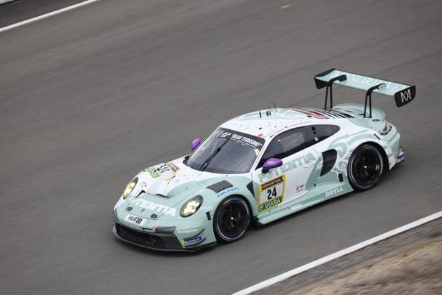 24 Ricardo Feller CHF Laurin Heinrich Feldkirchen GER Laurens Vanthoor , Porsche 911 GT3 R Evo2, Team Lionspeed GP GER GER, Motorsport, 54 ADAC Ravenol 24H Rennen Nuerburgring 2025, Rennen, Nuerburg, 17 05 2026 GER, Motorsport, 54 ADAC Ravenol 24H Rennen Nuerburgring 2025, Rennen, Nuerburg, 17 05 2026 Nuerburg Copyright: xEibner-Pressefoto JuergenxAugstx EP_JAT