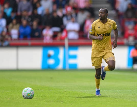 Brentford v Crystal Palace Premier League Tyrick Mitchell of Crystal Palace during the Premier League match at the Gtech Community Stadium, Brentford 17 05 2026 UK Newspapers OUT Copyright: xGraemexWilcocksonx FIL-23446-0090