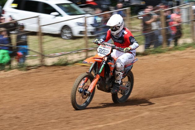Dennis Bahr 302 KTM 250 , Germany, Motorsport, ADAC Motocross Schopfheim 2026, Baden Württemberg Motocross Championship OPEN, 1 round, 17 05 2026, Schopfheim Motocross Race Track Germany Copyright: xGrantxHubbsx