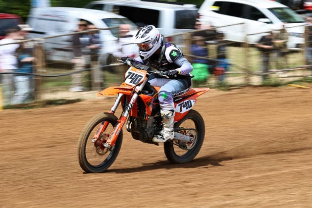 Dennis Leiner 740 KTM , Germany, Motorsport, ADAC Motocross Schopfheim 2026, Baden Württemberg Motocross Championship OPEN, 1 round, 17 05 2026, Schopfheim Motocross Race Track Germany Copyright: xGrantxHubbsx