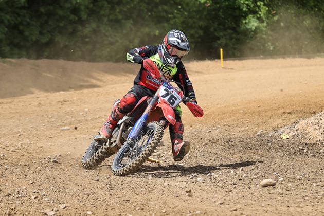 Jan Osswald 76 Honda , Germany, Motorsport, ADAC Motocross Schopfheim 2026, Baden Württemberg Motocross Championship OPEN, 1 round, 17 05 2026, Schopfheim Motocross Race Track Germany Copyright: xGrantxHubbsx