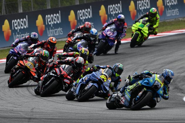 MotoGP Catalonia Grand Prix in Spain BARCELONA, SPAIN - MAY 17: Riders race during the Catalunya Grand Prix of the 2026 MotoGP World Championship, WM, Weltmeisterschaft at the Barcelona-Catalunya Circuit in Barcelona, Spain, on May 17, 2026. Burak Akbulut Anadolu Barcelona Spain. Editorial use only. Please get in touch for any other usage.  Copyright: x2026xAnadoluxBurakxAkbulutx