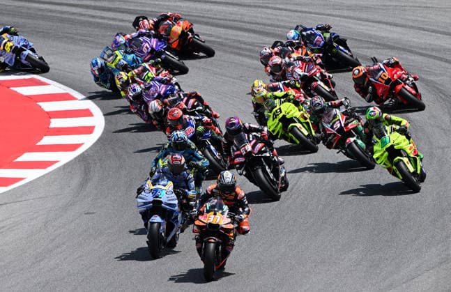 MotoGP Catalonia Grand Prix in Spain BARCELONA, SPAIN - MAY 17: Riders race during the Catalunya Grand Prix of the 2026 MotoGP World Championship, WM, Weltmeisterschaft at the Barcelona-Catalunya Circuit in Barcelona, Spain, on May 17, 2026. Burak Akbulut Anadolu Barcelona Spain. Editorial use only. Please get in touch for any other usage.  Copyright: x2026xAnadoluxBurakxAkbulutx