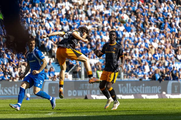 Germany 2 Bundesliga, Matchday 34, Season 2025 2026, 1 FC Magdeburg vs 1 FC Kaiserslautern Avnet Arena Magdeburg Robinson Leon 1 FC Kaiserslautern, 37 Copyright: xMichellexLukax