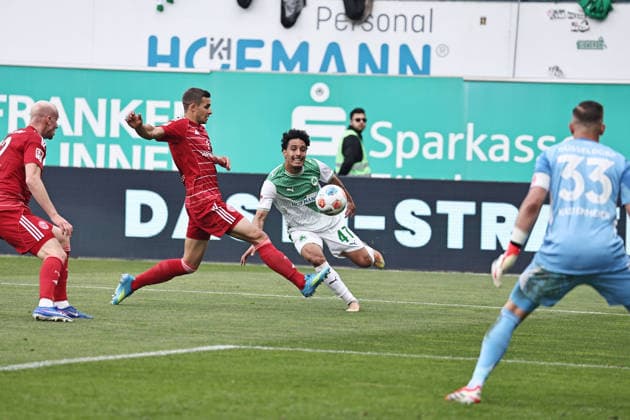 Sayfallah Ltaief, Fürth, in the second round match of the 2025 2026 season between SpVgg Greuther Fürth and Fortuna Düsseldorf 3 0 in Fürth 17 05 2026