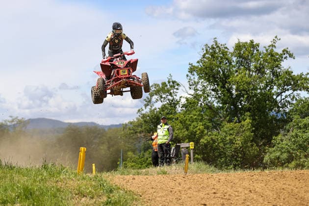Adam Tucek 91 CZE Yamaha , Germany, Motorsport, ADAC Motocross Schopfheim 2026, DMX Quad German Championship, 1 round, 17 05 2026, Schopfheim Motocross Race Track Germany Copyright: xGrantxHubbsx