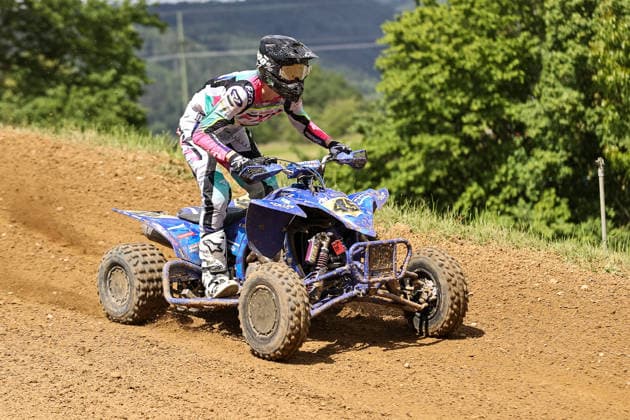 Luca Stiller 45 DEU Yamaha , Germany, Motorsport, ADAC Motocross Schopfheim 2026, DMX Quad German Championship, 1 round, 17 05 2026, Schopfheim Motocross Race Track Germany Copyright: xGrantxHubbsx